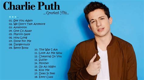 charlie puth songs